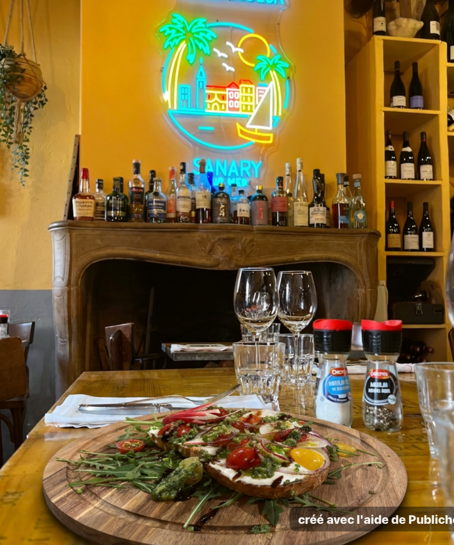Salut les gourmands ! À Sanary, au Baroudeur, on met un point d'honneur à la cuisine traditionnelle, faite avec amour et de bons produits. On vous attend pour un moment convivial ! 🍲🍟🥗🌱
#RestoSanary #Sanary #Bruschetta #Vegetarien #FaitMaison #Restaurant #Foodstagram #CuisineFrancaise #ProduitsFrais