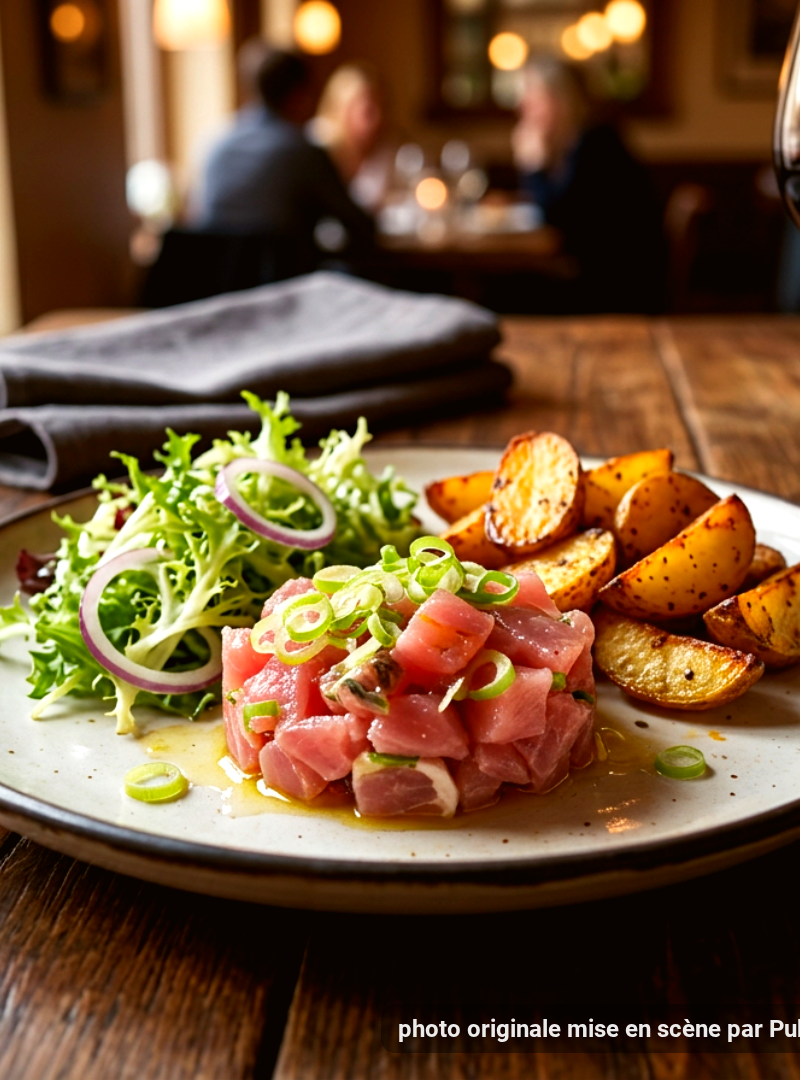 TARTARE DE THON SASHIMI