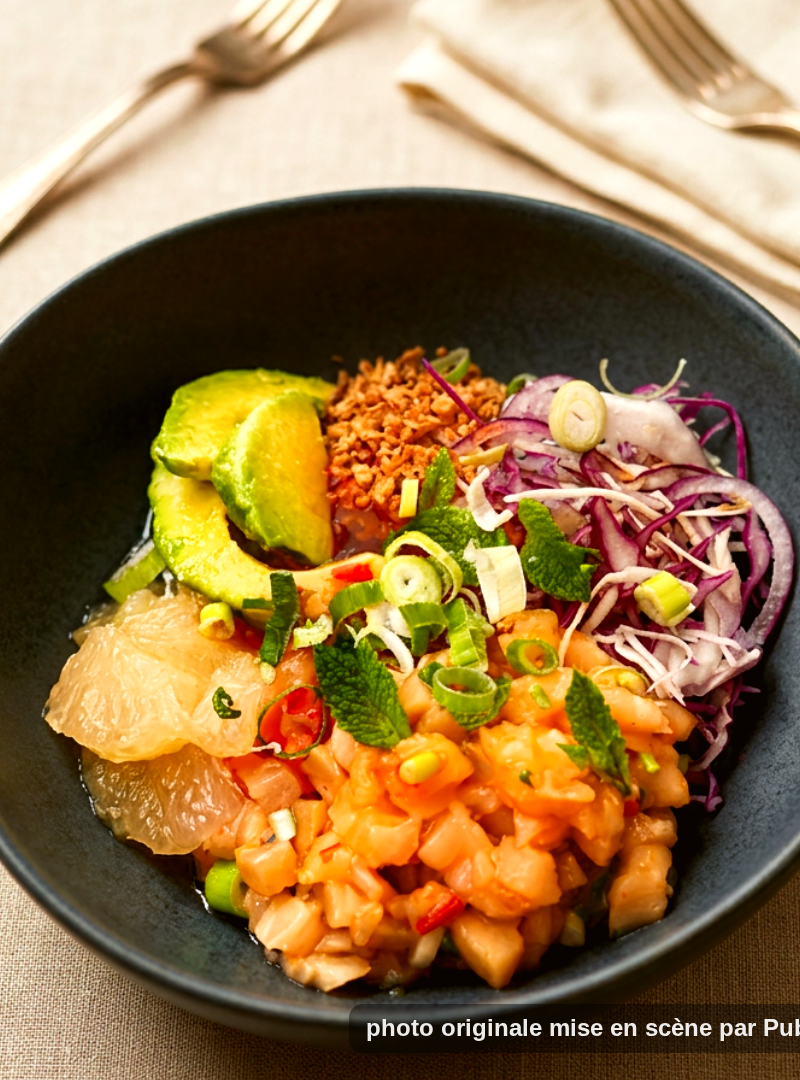 Poke bowl de saumon