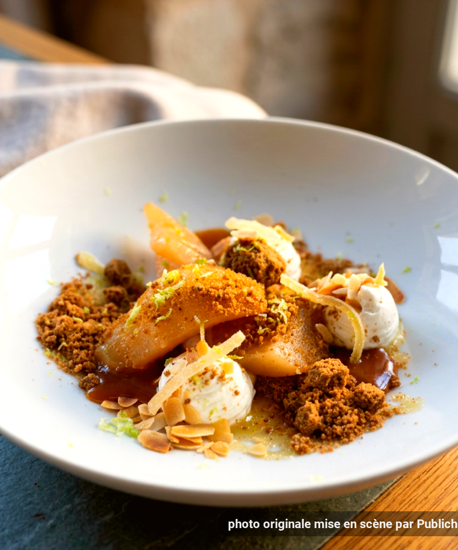 Un dessert qui réchauffe les cœurs et réveille les papilles ! 🍐✨ Laissez-vous tenter par la douceur de nos poires caramélisées, accompagnées d'une onctueuse glace maison et d'un crumble croustillant. Une création pleine d'authenticité et de générosité, façonnée avec amour dans notre cuisine, ici à Sanary-sur-Mer. Une véritable gourmandise artisanale à savourer sans modération. 🥄😋
#RestoSanarySurMer #SanarySurMer #Bandol #LaCadiere #Dessert #Restaurant #FaitMaison #Gourmandise #CuisineFrancaise #Delicieux #TerroirFrancais