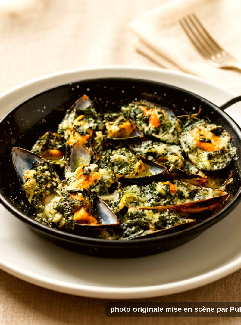 MOULES GRATINÉES