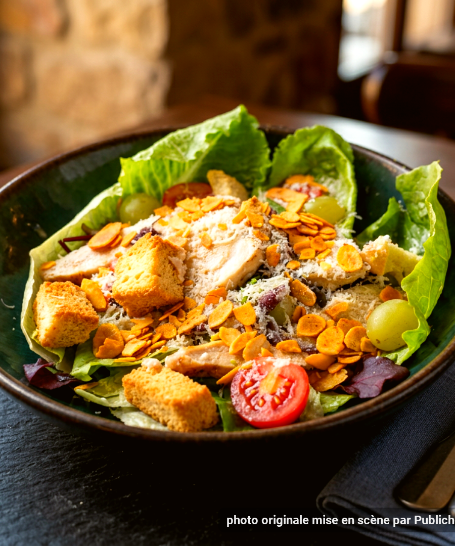 Venez vous régaler avec notre salade du moment, préparée avec passion par notre équipe ! Chaque ingrédient est choisi pour son authenticité, un véritable artisanat du goût. 🥗🐔🍇🍅🧀 Un moment convivial vous attend au Rouveau à Sanary-sur-Mer. #SaladeRomaine #SanarySurMer #Bandol #SixFoursLesPlages #SaladePoulet #Restaurant #FaitMaison #MiamMiam #CuisineFrancaise #Var #TerroirFrancais