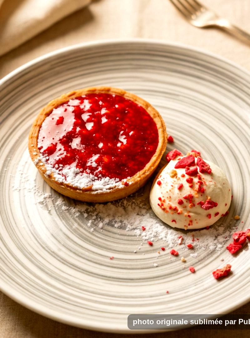 TARTE AUX PRALINES ROSES