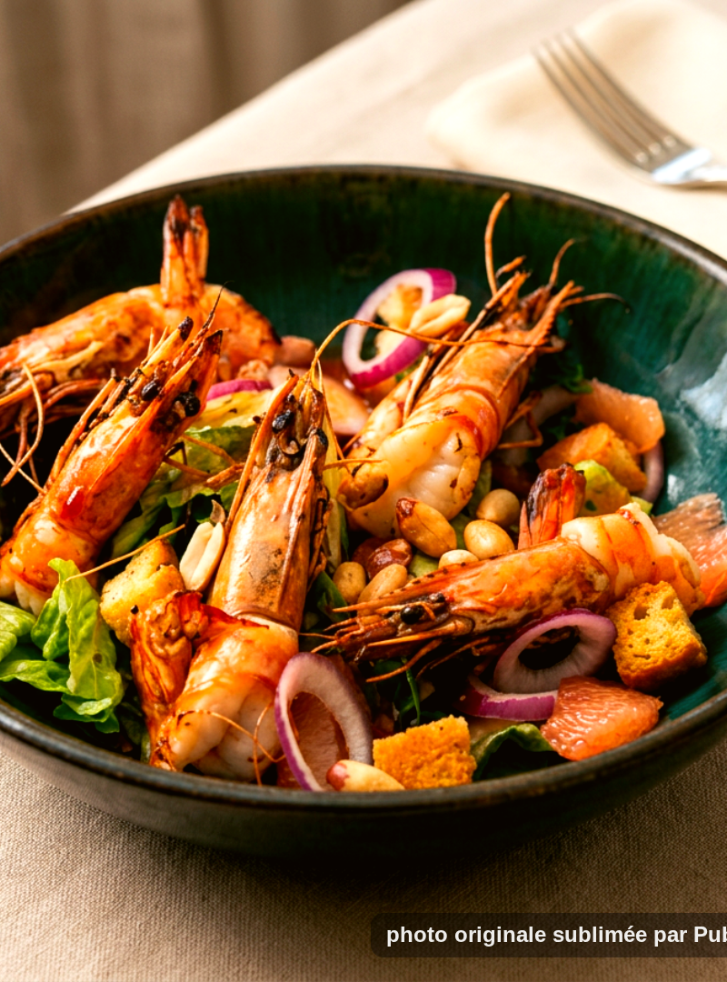SALADE DE GAMBAS