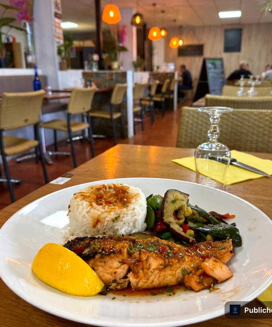 À Athelia Restaurant, on met un point d'honneur à vous servir des plats préparés avec amour et des produits frais. 🥰 Découvrez notre pavé de saumon grillé, accompagné d'un riz parfumé et de légumes de saison croquants. Une alliance de saveurs et de textures qui respire l'authenticité et la convivialité, comme on l'aime tant à LA CIOTAT ! ✨🐟🍚😋 #RestoLACIOTAT #LaCiotat #LACIOTATFood #Ceyreste #Cassis #LaCadiere #Poisson #Saumon #LegumesDeSaison #Restaurant #FaitMaison #CuisineFrancaise #Yummy #TerroirFrancais