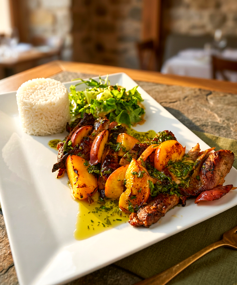 Un plat qui sent bon le sud et la convivialité ! ☀️ Notre agneau rôti, accompagné de nectarines et d'une sauce parfumée, est un véritable hommage à la cuisine artisanale. Une tradition gustative à partager chez Athelia Restaurant à La Ciotat. 🍖🍑🍚 #LACIOTATFood #LACIOTAT #LaCiotat #CuisineAuthentique #FaitMaison #SaintCyrSurMer #Cassis #LaCadiereDAzur #Agneau #PlatDuJour #Restaurant #SaveursDuMoment #CuisineFrancaise #TerroirFrancais #Restauration